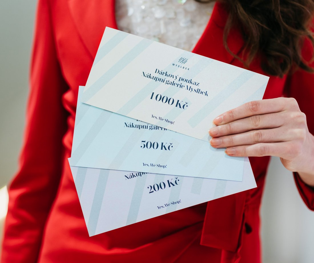 PRODLOUŽENO: Myslbek dárkové poukazy