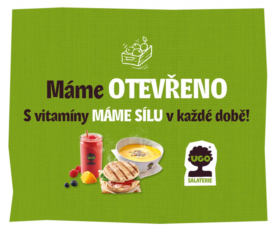 UGO výdejní okénko v provozu