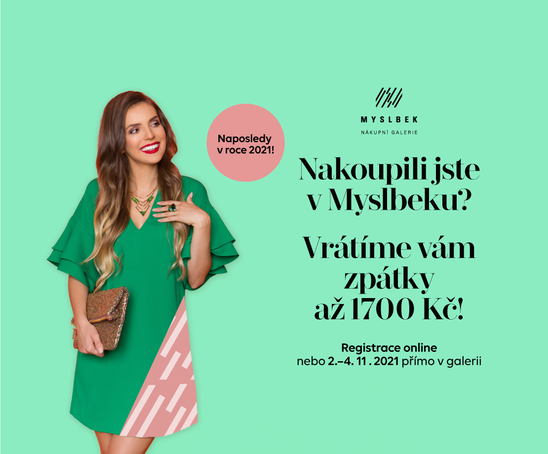 From 2 - 4 November we're exchanging your receipts for Myslbek vouchers - It's your last chance this year!