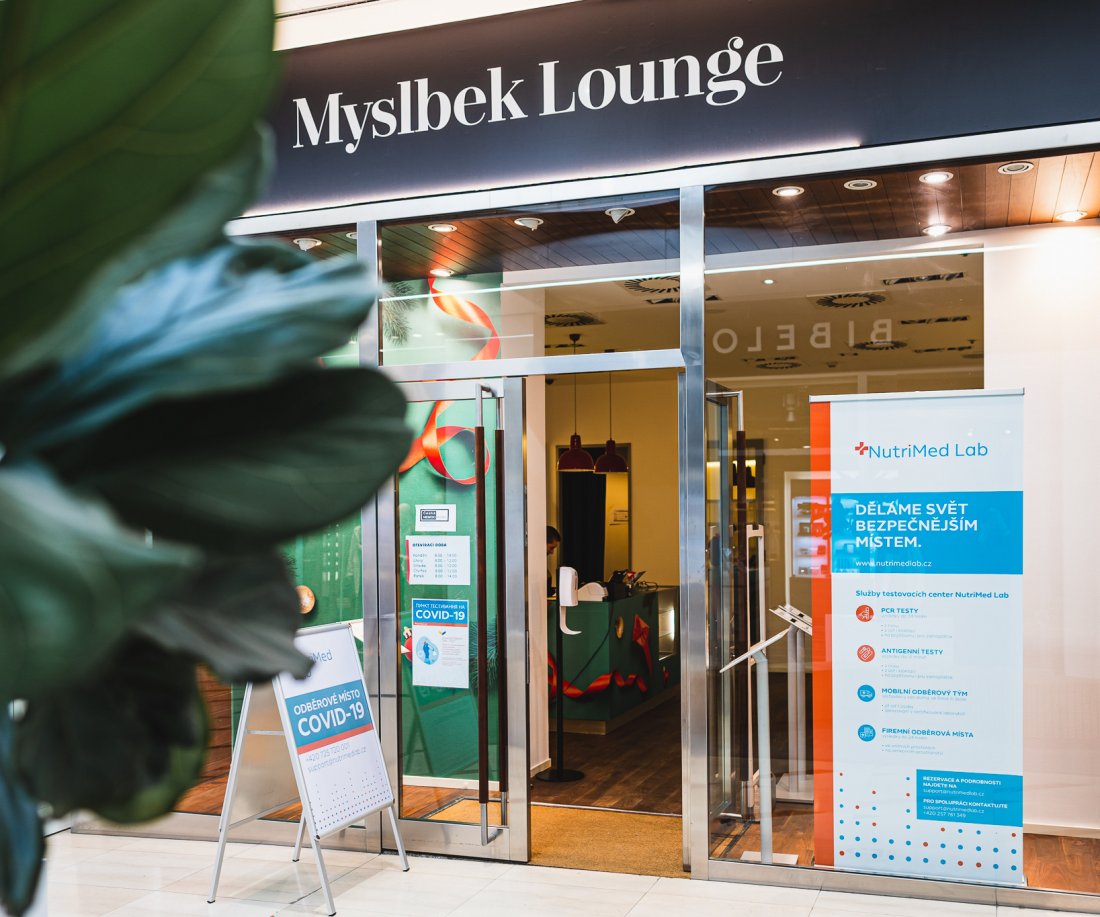 Covid testovací místo v Myslbek Lounge