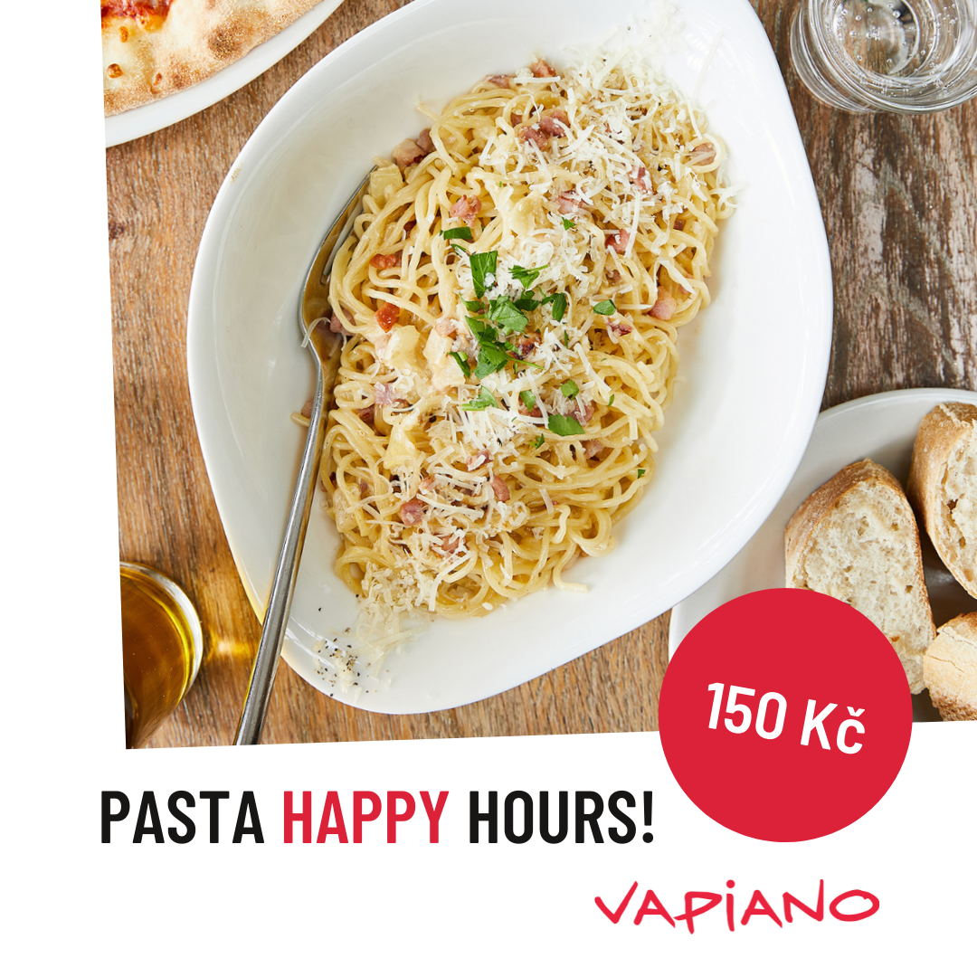 Happy Hours v restauraci Vapiano