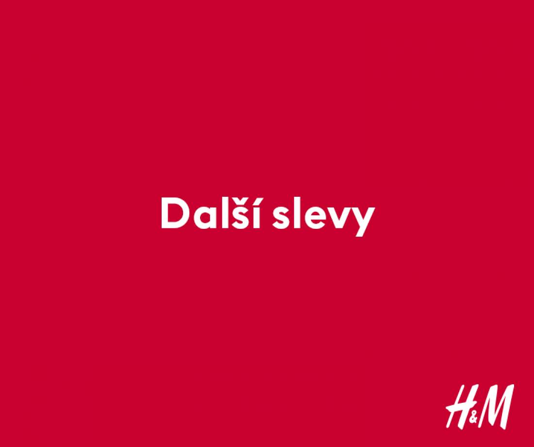 H&M: Ulovte si co nejvyšší slevu