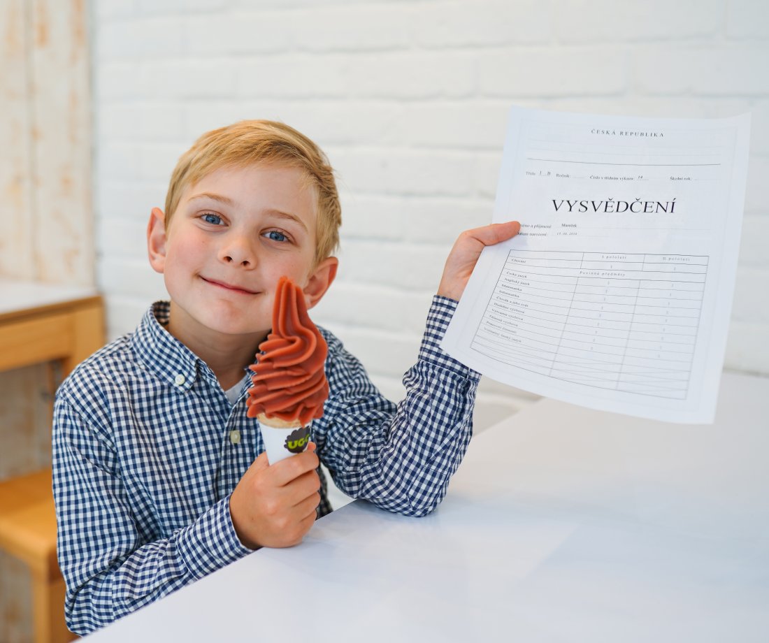 Zmrzlina za vysvědčení!