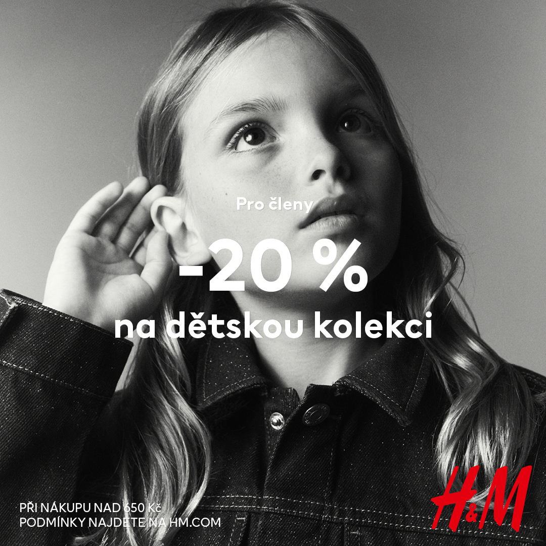 -20 % na dětskou kolekci H&M