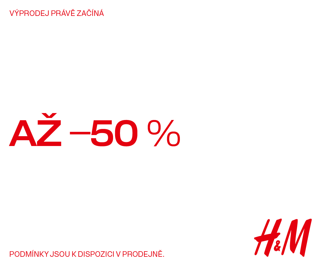 Zimní výprodej až -50 % v H&M