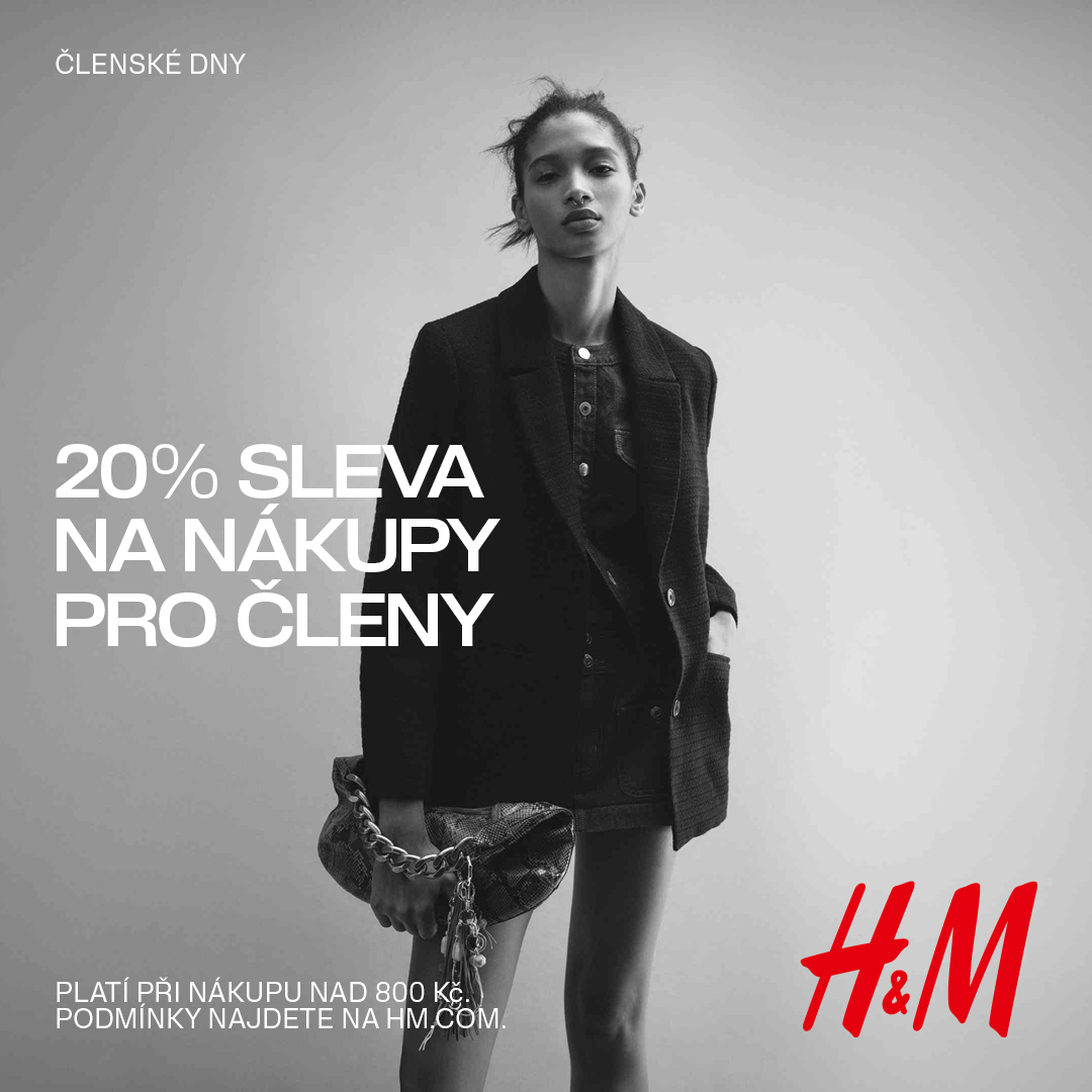-20 % na nákupy v H&M