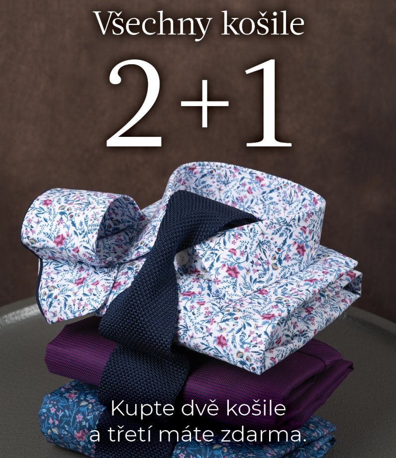 Akce 2+1 na košile!