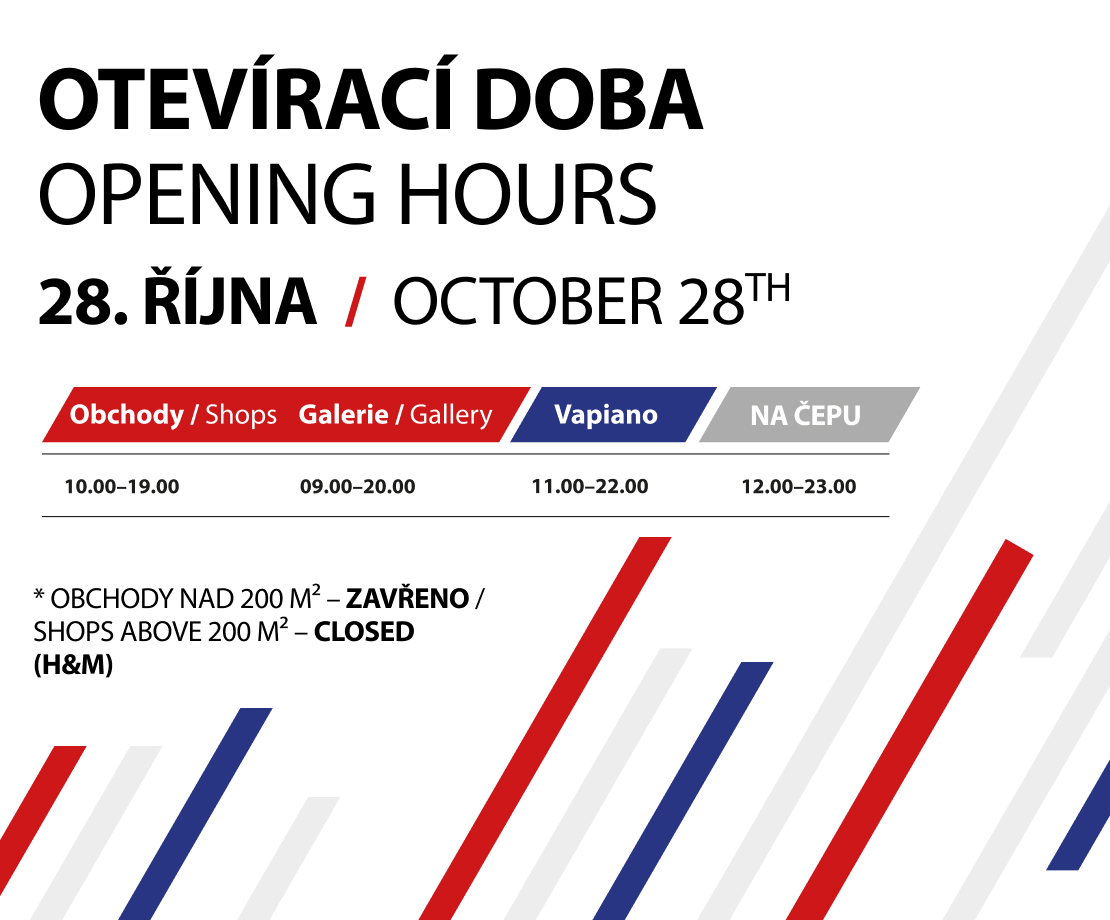 Otevírací doba říjen