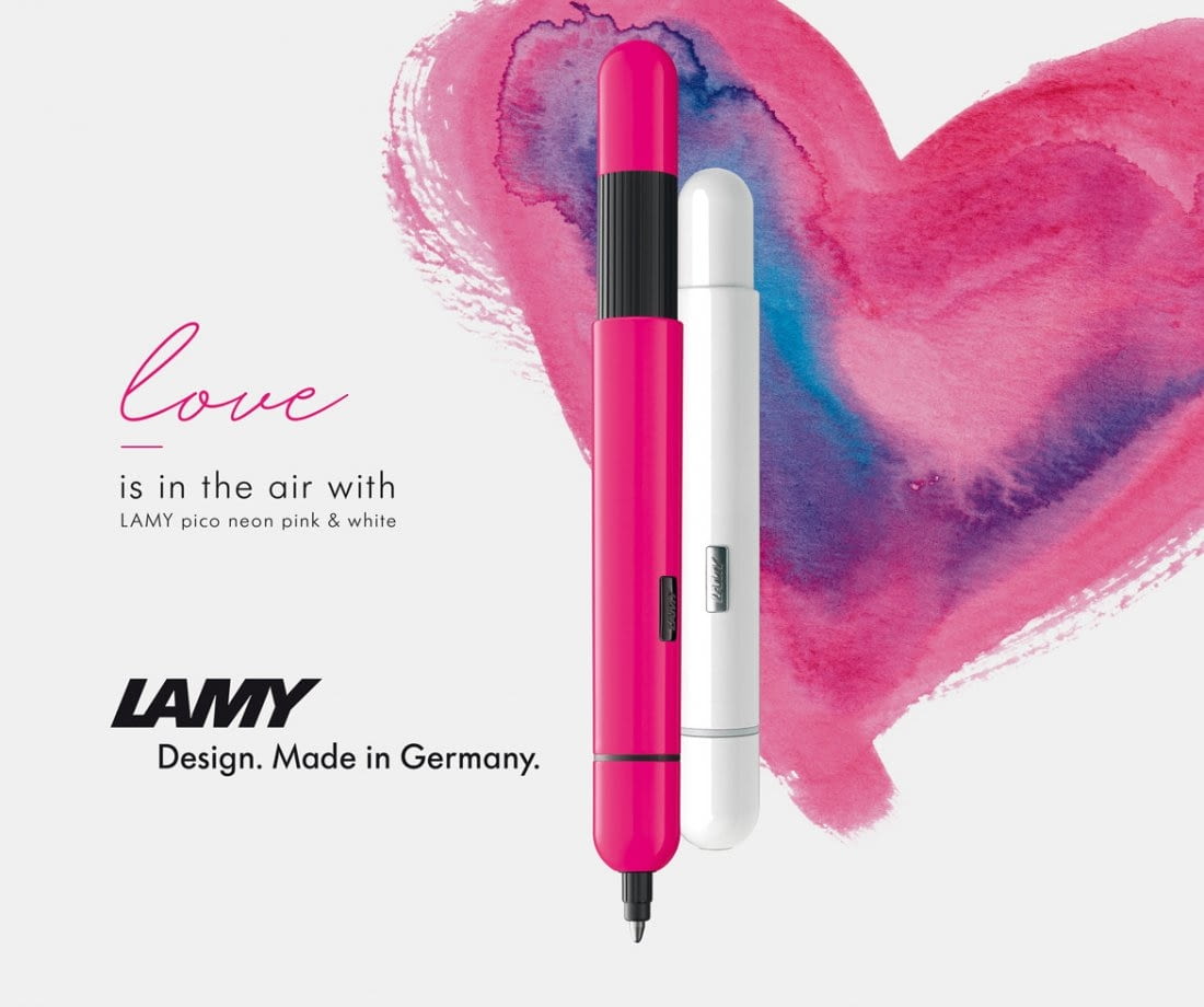 BIBELOT - design pen in special Valentine packaging