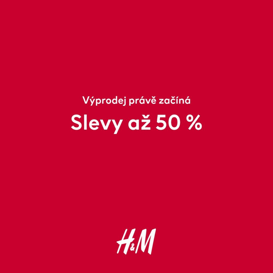 Sale at H&M: up to 50% off!