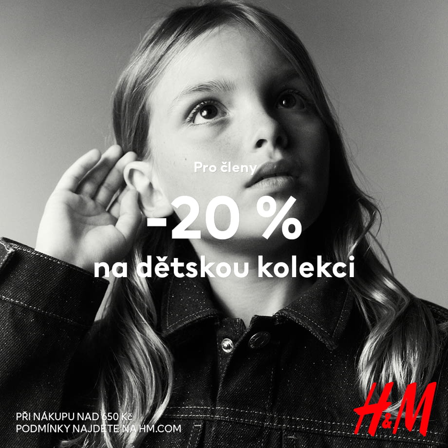 -20 % na dětskou kolekci H&M