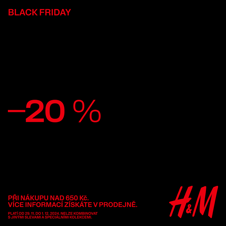 Black Friday v H&M