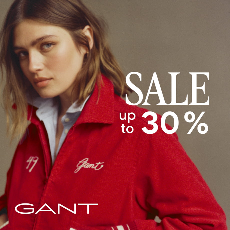 Seasonal sale GANT -30 %