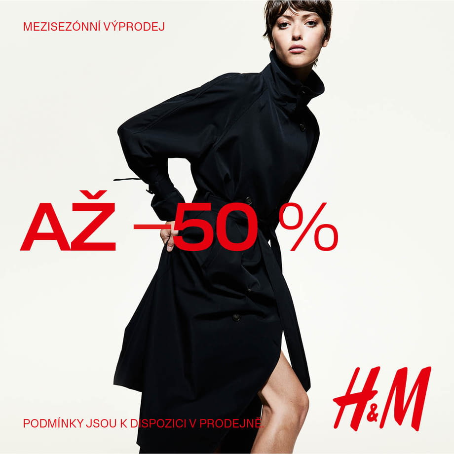 Mezisezónní výprodej až -50 % v H&M